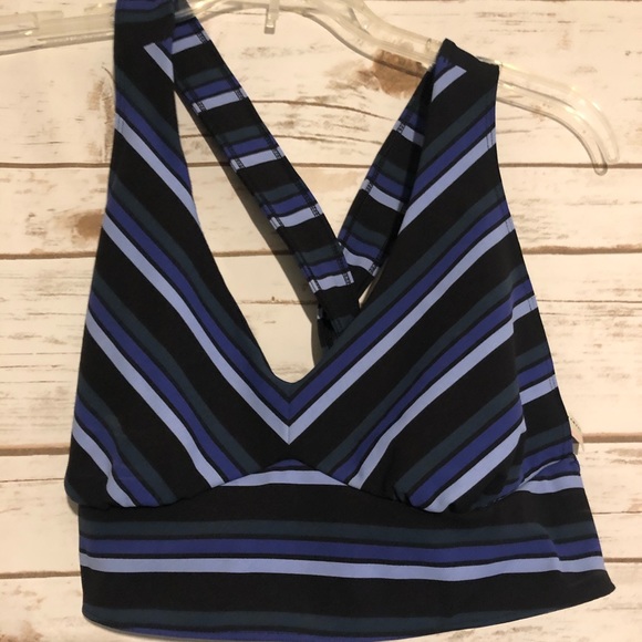 NWOT Small Free People Movement Sports Bra Striped - Picture 3 of 6